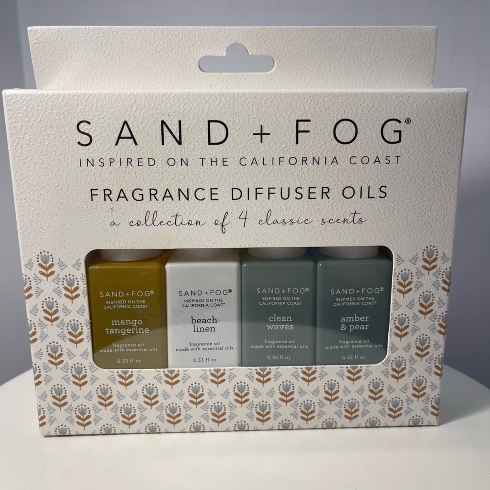 SAND + FOG Fragrance Diffuser Oils Set of 4 - NWT **